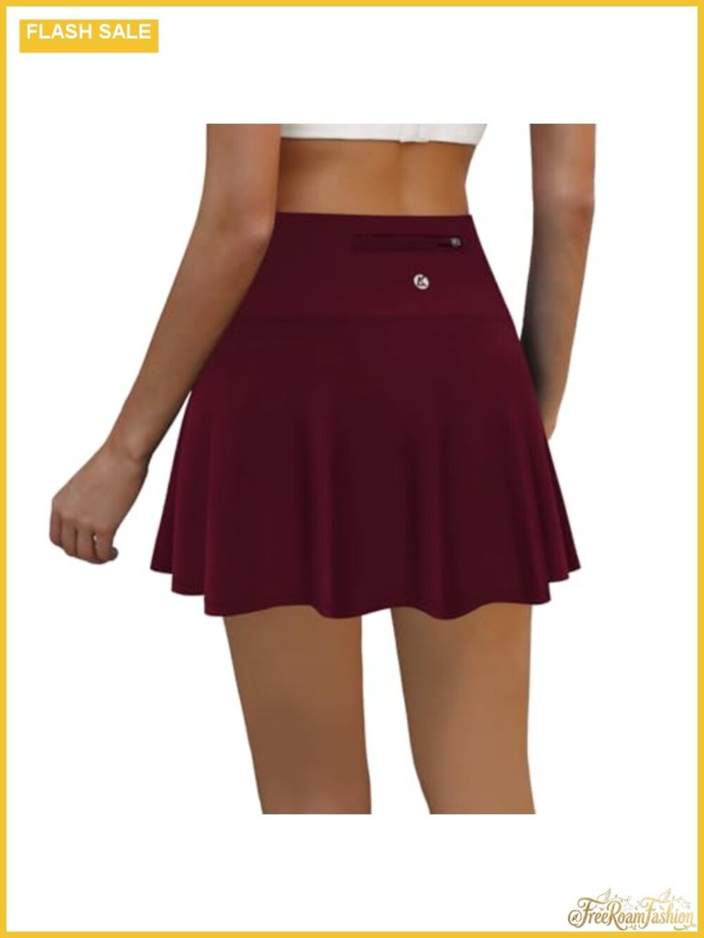 Womens High Waisted Tennis Skort with Pockets Pleated Golf Skirt